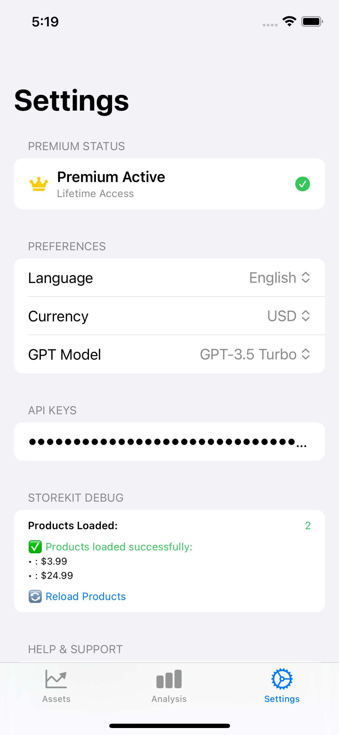 TradingBuddy App Interface